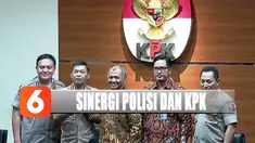 Selain berterima kasih atas kunjungan Kapolri, Ketua KPK Agus Rahardjo berharap janji Kapolri segera terwujud.