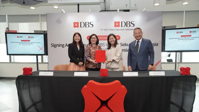 Bank DBS Indonesia mengambil alih 99% saham DBS Vickers Sekuritas sebagai bagian dari pembentukan Konglomerasi Keuangan DBS. (Dok DBS)