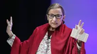 Hakim Agung AS Ruth Bader Ginsburg. Dok: AP Photo