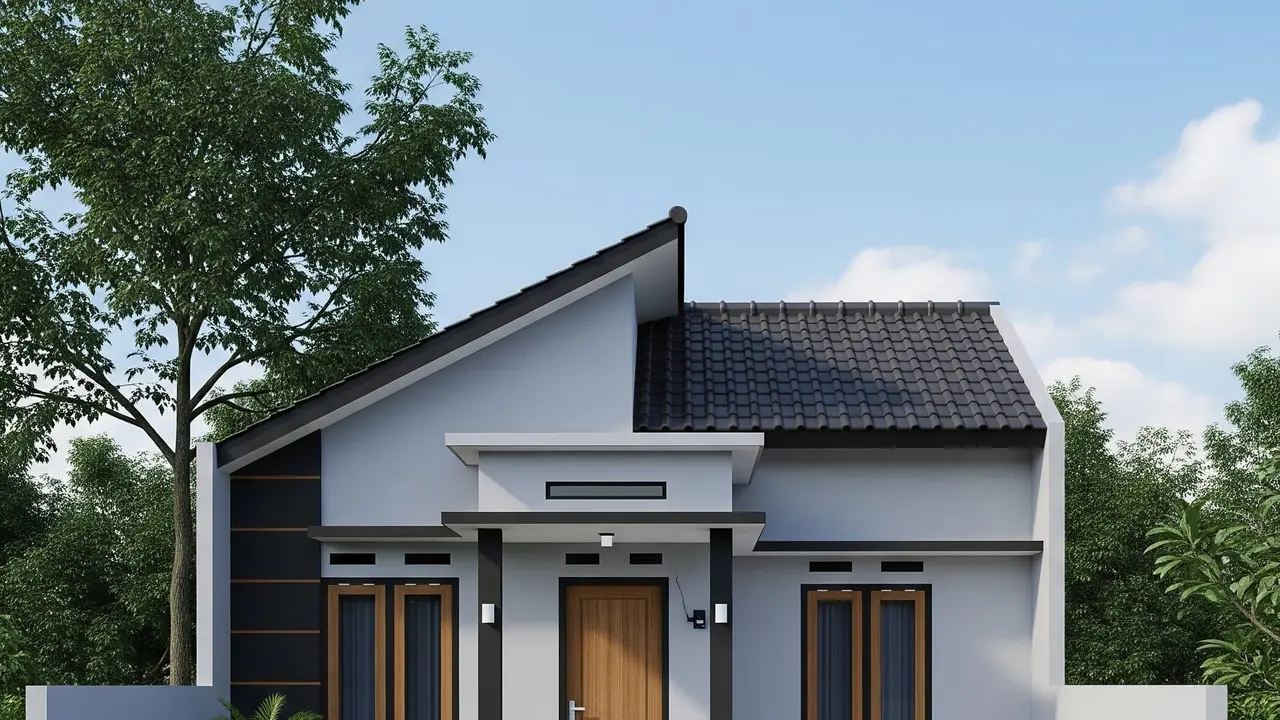 Desain Rumah Sederhana 50 Juta Tapi Tetap Nyaman untuk 4 Orang