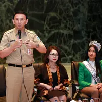 Pembekalan diberikan Ahok kepada para finalis, agar menjadi pelopor bangsa yang membangun. Terutama untuk menyambut dan bersaing dalam Masyarakat Ekonomi ASEAN (MEA). (Deki Prayoga/Bintang.com)
