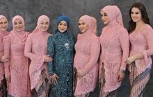Potret Geng Mamayu Kompak Hadir Pakai Kebaya Pink di Gender Reveal Lesti Kejora, Cantik dan Anggun Semua