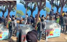 Ogah Antre Malah Nantang, Turis India Rahul Dikeroyok Driver Bali di Pantai Kelingking