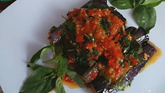 Terong sambal kemangi./Copyright cookpad.com/Bunda Ei
