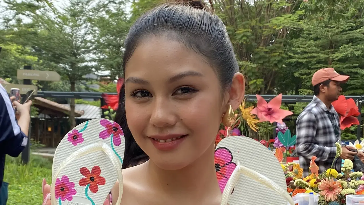 Vanesha Prescilla di National Flip Flop Day bersama Havaianas
