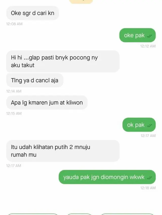 6 Chat Lucu Driver Ojek Online Ini Bikin Gagal Paham Penumpang