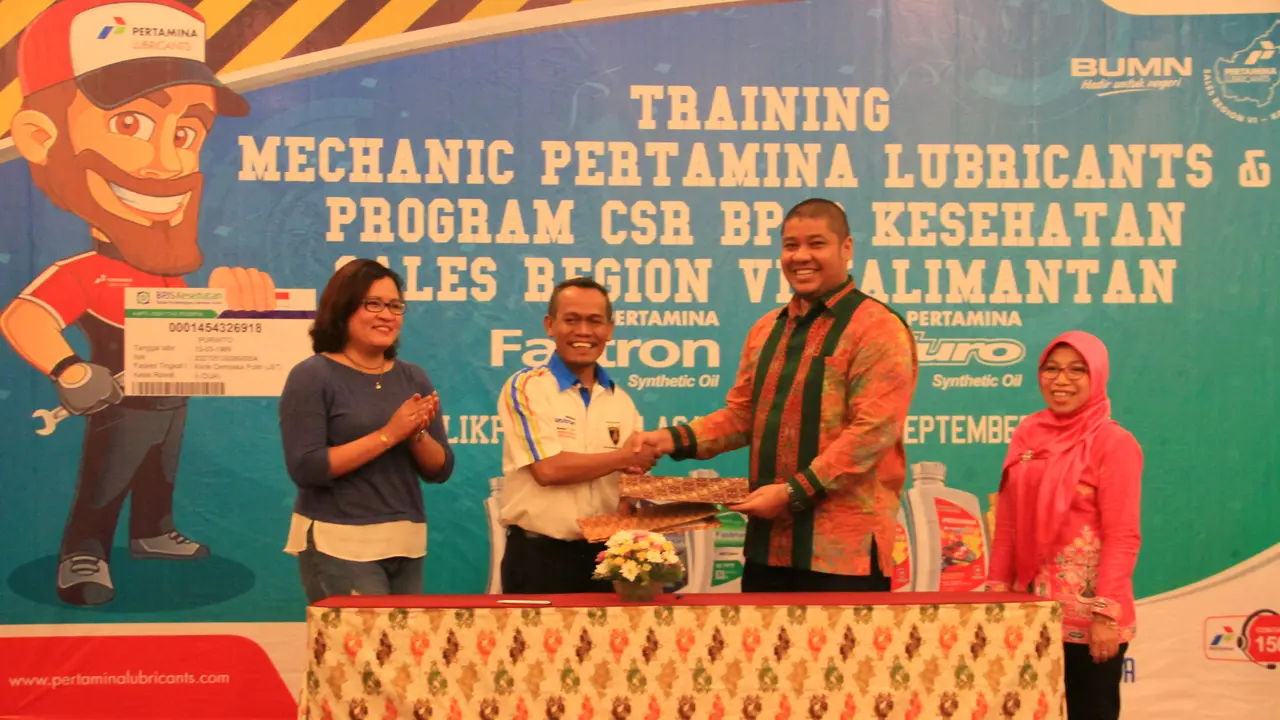 Pertamina Lubricants Luncurkan Program Asuransi Mekanik BPJS Kesehatan