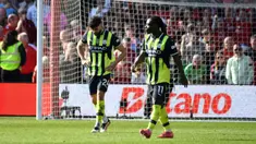 Manchester City harus menelan pil pahit kala bertandang ke markas Nottingham Forest dalam laga pekan ke-28 Premier League 2024/2025 di City Ground, Sabtu (8/3/2025) malam WIB. (AP Photo/Rui Vieira)