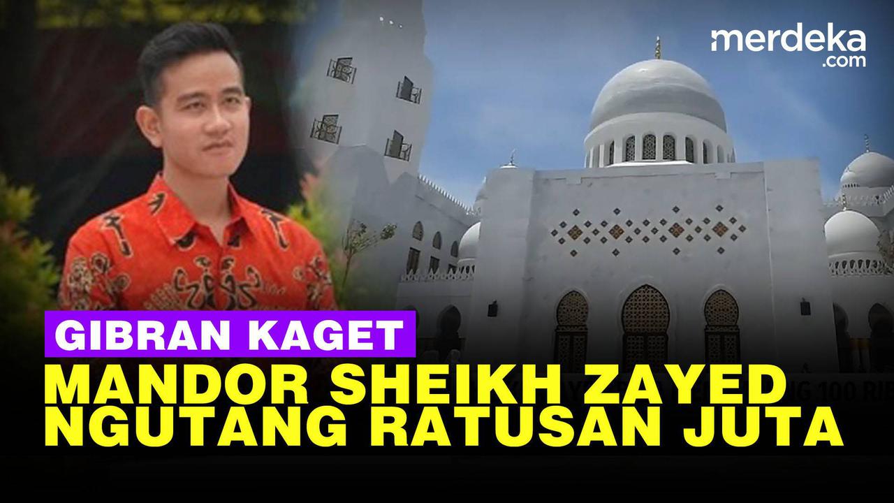 VIDEO: Mandor Proyek Masjid Sheikh Zayed Solo Utang Makan Ratusan Juta, Gibran Kaget