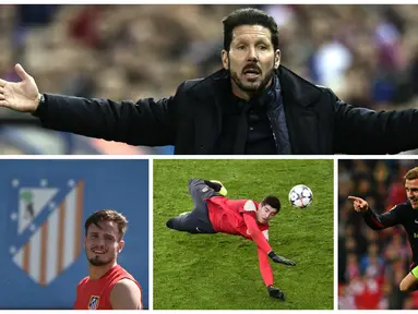 Tak hanya membawa Atletico Madrid meraih lima gelar juara, tangan dingin Diego Simeone ternyata juga mampu menelurkan beberapa pemain muda menjadi bintang. Berikut Saul Niguez dan lima pemain muda terbaik hasil didikan pelatih asal Argentina itu. (AFP)