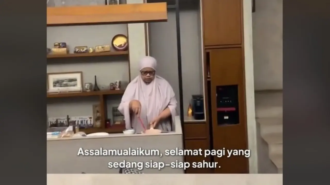 Mengintip Menu Sahur Favorit Anies Baswedan, Praktis dan Mudah Dibuat.  foto: TikTok @aniesbaswedan