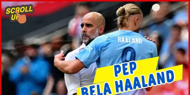 VIDEO: Pep Guardiola Balas Kritikan Roy Keane untuk Erling Haaland