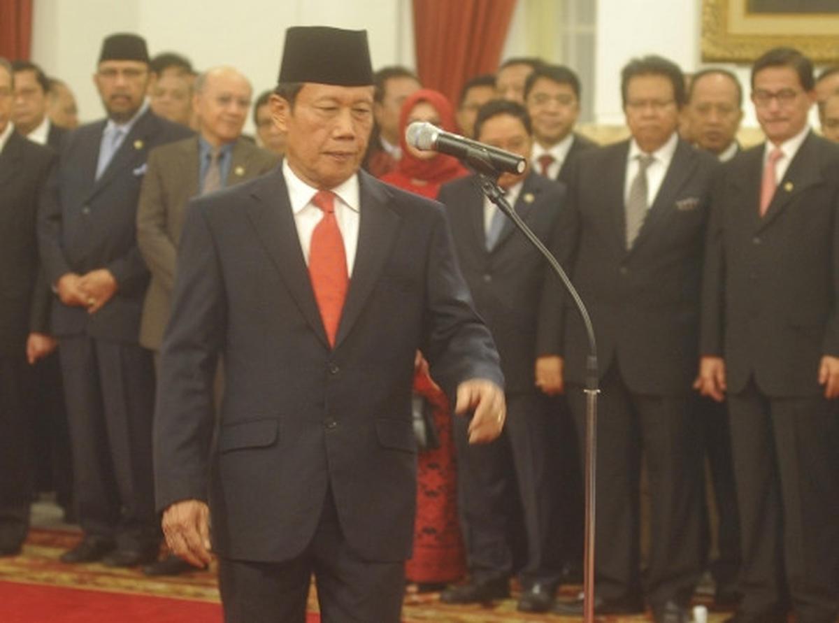 Jokowi pimpin pelantikan Sutiyoso sebagai Kepala BIN