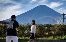 FOTO: Krisis Iklim Makin Nyata, Puncak Gunung Fuji Telat Bersalju untuk Pertama Kali Sejak 130 Tahun