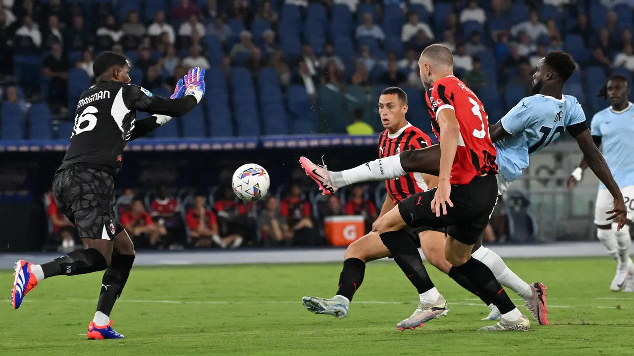 Sempat Tertinggal, AC Milan Berhasil Imbangi Lazio