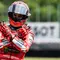 Pembalap MotoGP Spanyol dari Tim Ducati Lenovo, Marc Marquez, bereaksi setelah memenangkan Grand Prix Moto GP Ceko di sirkuit Masaryk di Brno, Republik Ceko, pada 20 Juli 2025. (Michal Cizek/AFP)