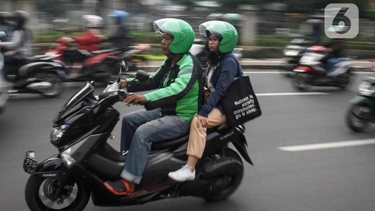 Ilustrasi driver ojol (Liputan6.com)