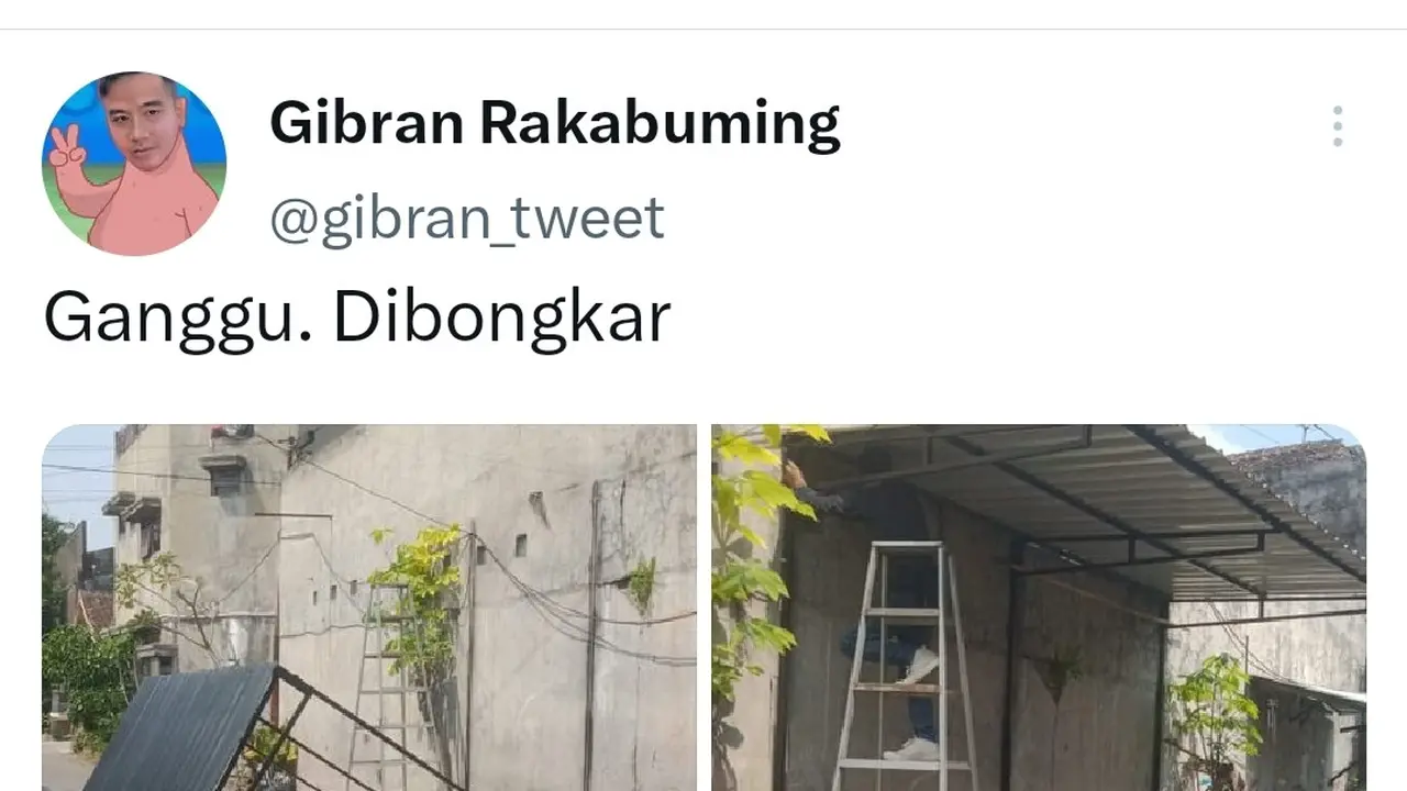 Cuitan Twitter Gibran