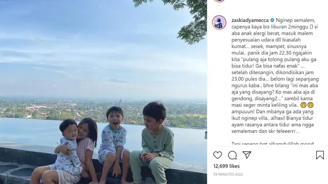 Zaskia Adya Mecca (Foto: Instagram/@zaskiaadyamecca)