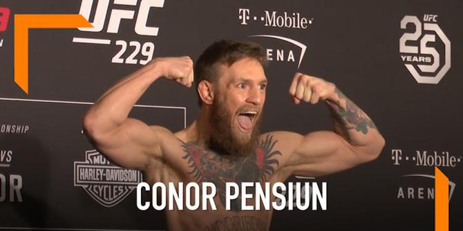 VIDEO: Conor McGregor Resmi Pensiun dari UFC