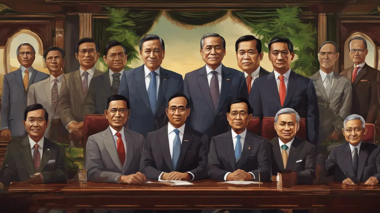 nama 7 presiden indonesia dan wakilnya