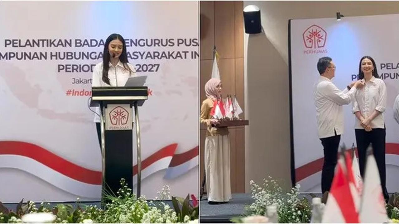 Gaya Raline Shah Tampil Elegan Saat Dilantik Jadi Staf Khusus Kementerian Komunikasi dan Digital