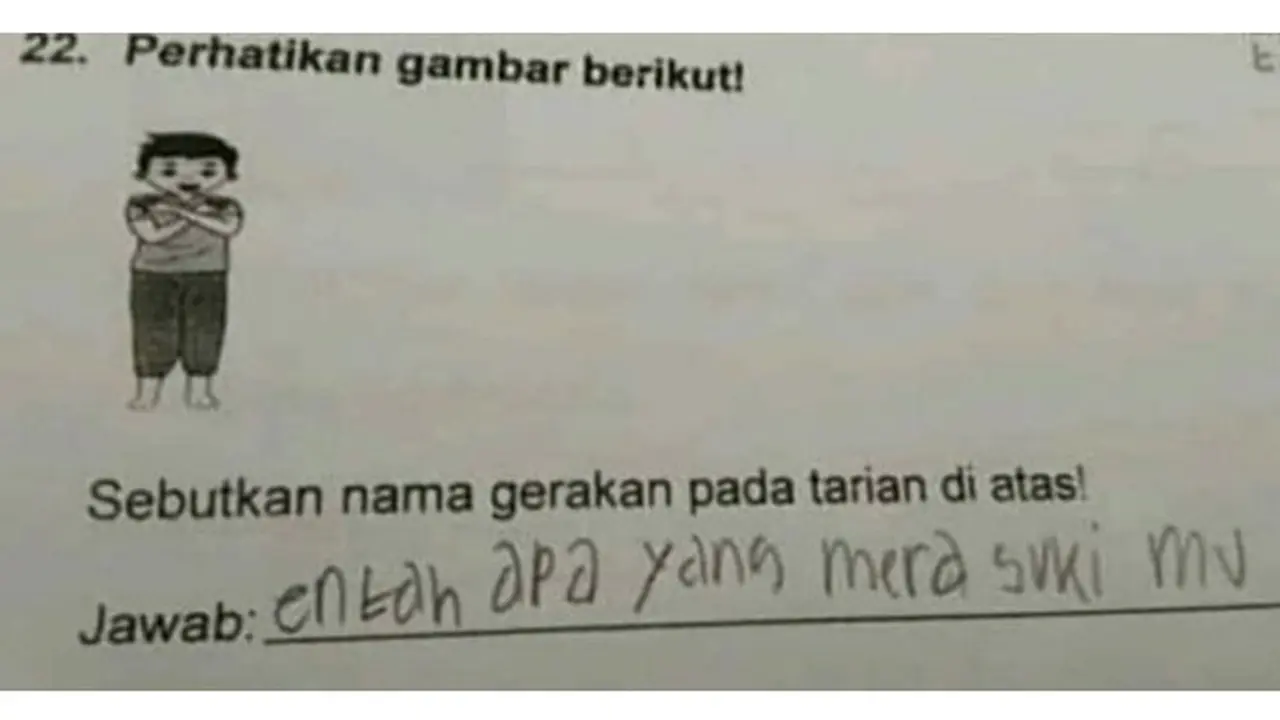 6 Jawaban Murid Ini di Soal Kesenian Ini Absurd Banget, Kocak