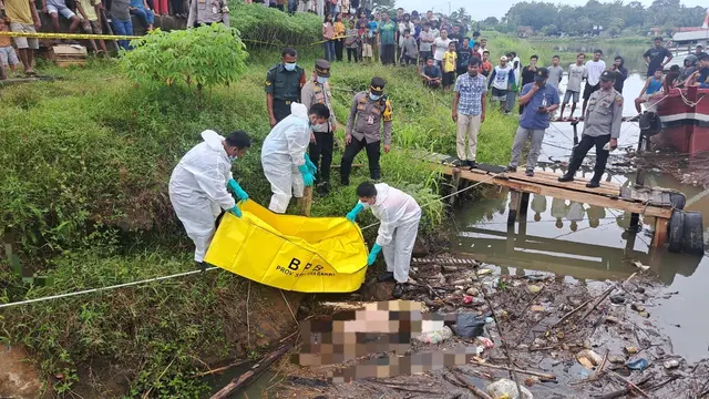 Potongan tubuh ditemukan di Sungai Batang Anai, Padang Pariaman, Sumatera Barat. (Liputan6/ Polsek Batang Anai)