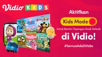 Jangan sampai ketinggalan, Vidio kembali menghadirkan fitur terbaru khusus tayangan anak. (Sumber : dok. vidio.com)