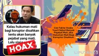 Cek Fakta: Hoaks Yusril Sebut Banyak Pejabat Mati Jika Hukuman Mati Bagi Koruptor Disahkan