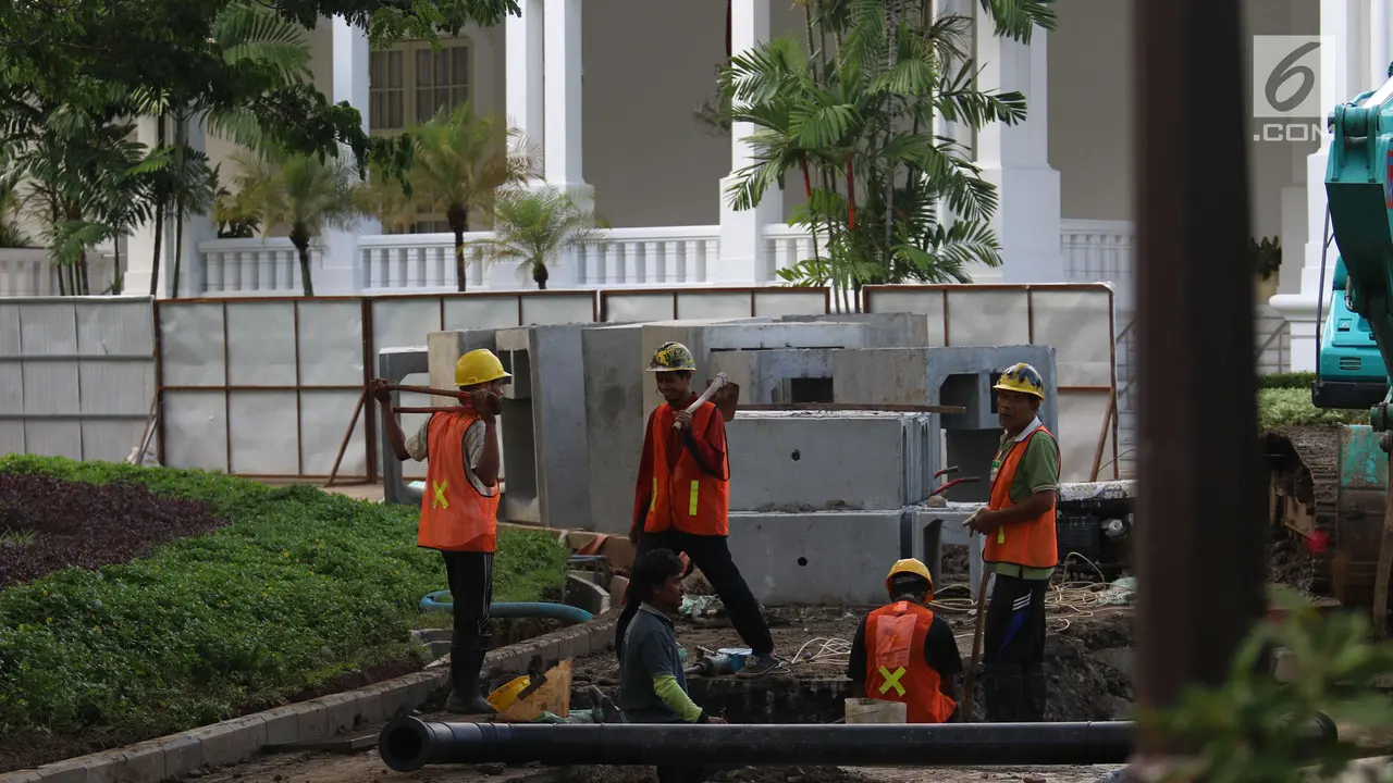 Perbaikan Drainase Kompleks Istana Kepresidenan