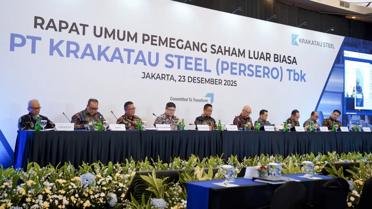 Rapat Umum Pemegang Saham Luar Biasa (RUPSLB) Tahun 2025  PT Krakatau Steel (Persero) Tbk (KRAS). Dok KS