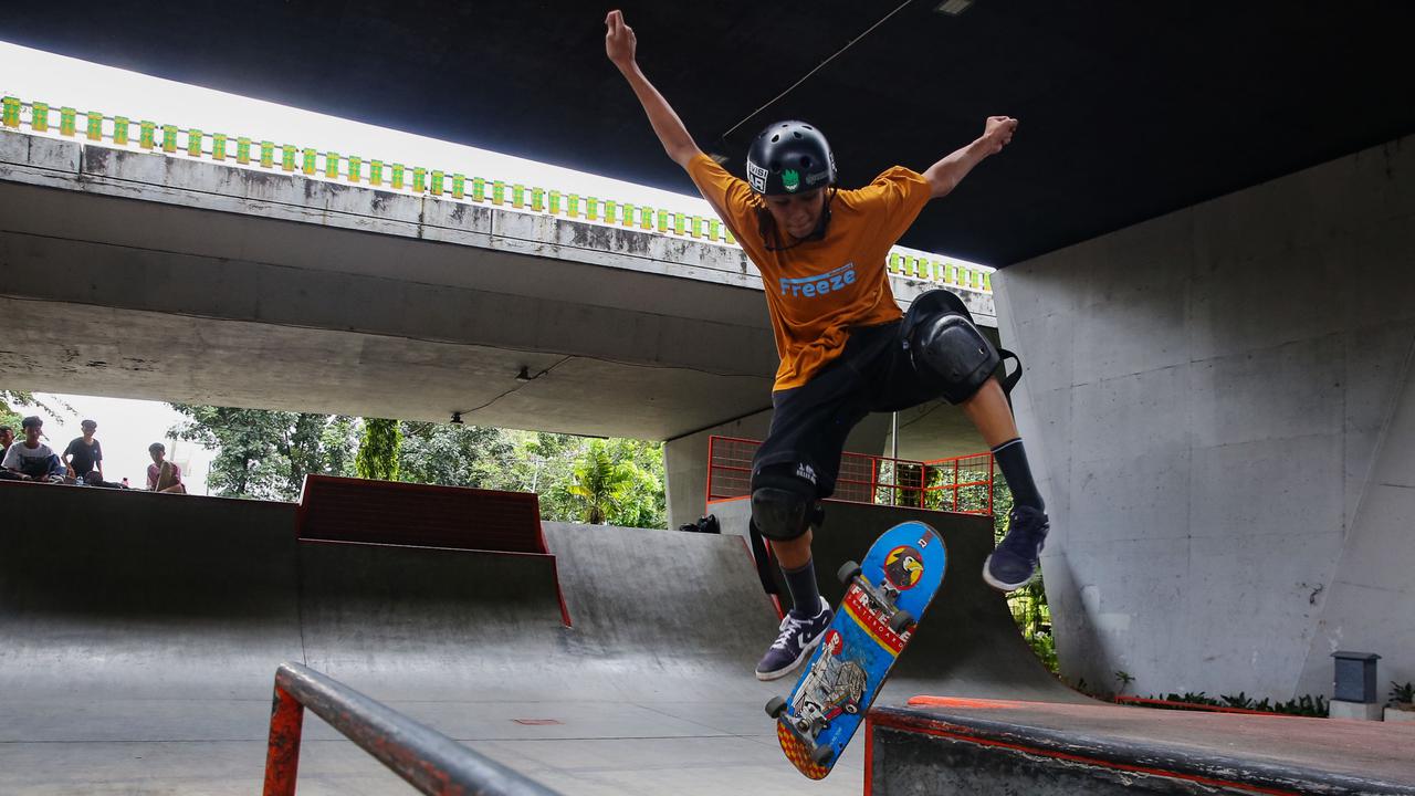 FOTO: Penampakan Skatepark Kolong Flyover Slipi, Fasilitas Olahraga Urban Gratis dari Pemprov DKI