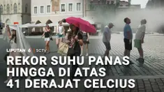 Kilas mancanegara hari ini kami buka dari gelombang panas yang melanda sebagian negara Eropa.