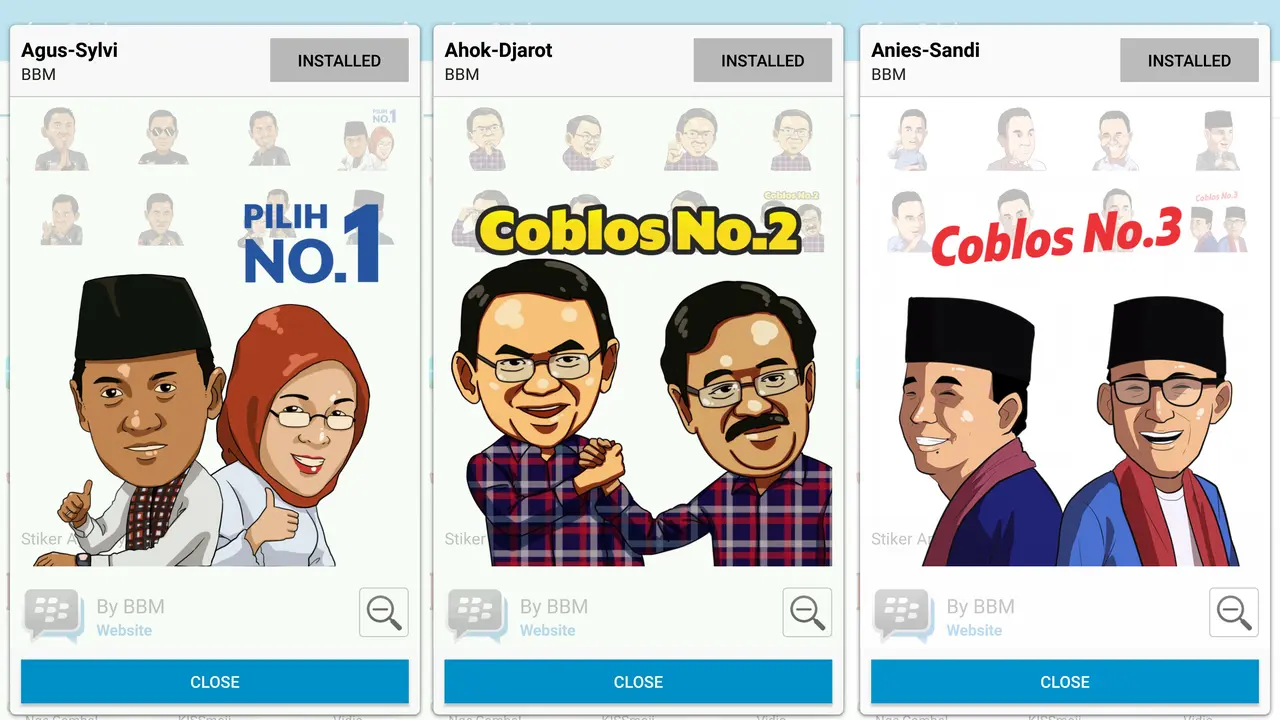 Stiker BBM