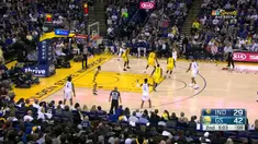 Berita video game recap NBA 2017-2018 antara Indiana Pacers melawan Golden State Warriors dengan skor 92-81.