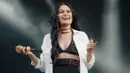 Jessie J. kembali tampil di atas panggung setelah beberapa waktu lalu sempat di operasi (via digital.co.uk)