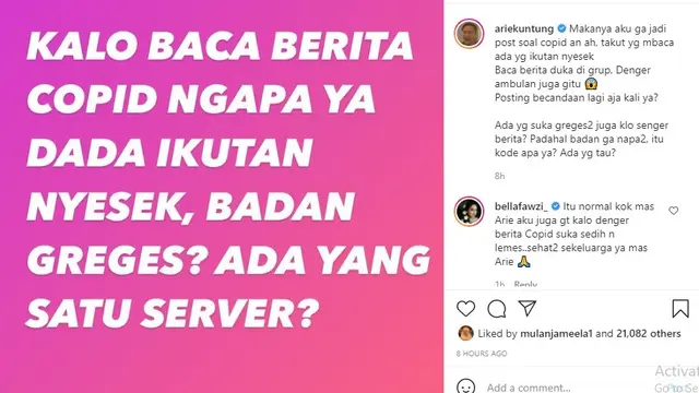 Arie Untung (Foto: Instagram/@ariekuntung)
