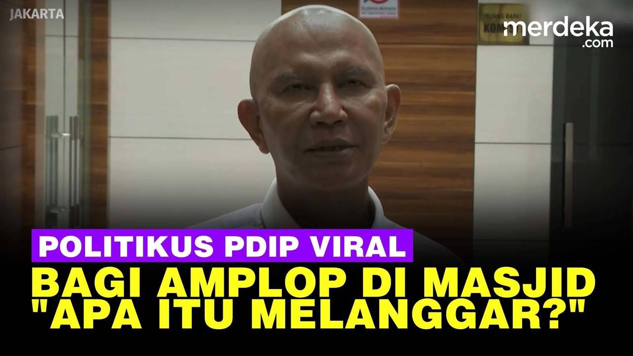 VIDEO: Klarifikasi Said Abdullah Bagi Amplop Logo PDIP di Masjid "Bagian Rukun Islam"