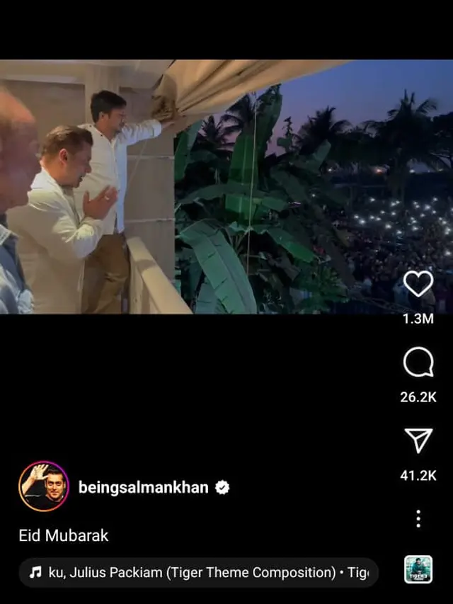 Salman Khan. (Instagram/ beingsalmankhan)