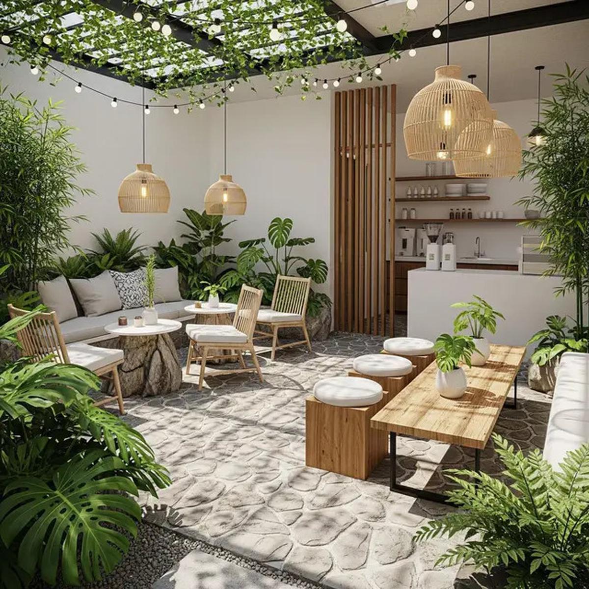 10 Model Teras Rumah Modern Cocok untuk Warung Kopi Kekinian di 2025, Estetik dan Hemat Biaya