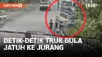 Truk Bermuatan Gula dan Tepung Jatuh ke Jurang Sedalam 13 Meter di Batu