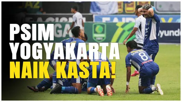 Detik-detik PSIM Yogyakarta merayakan kemenangan atas PSPS Pekanbaru di Liga 2 yang berlangsung Senin (17/2/2025)