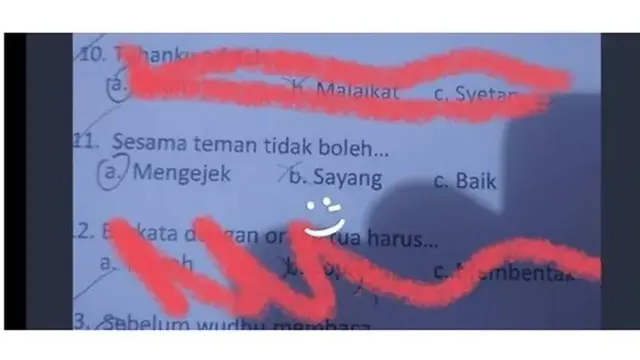 6 Jawaban Anak SD di Soal Ujian Bahasa Indonesia Ini Kocak