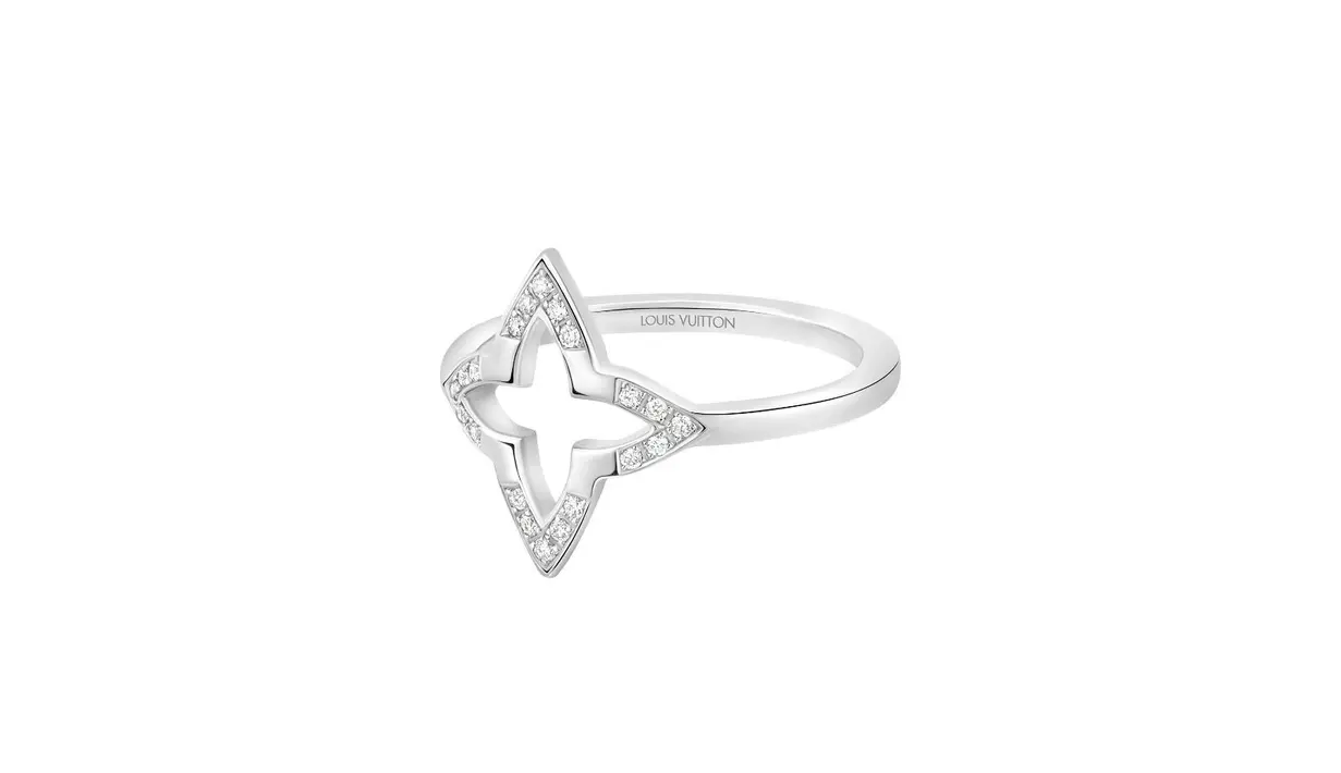 Mulai dari cincin yang halus dan dapat ditumpuk hingga anting-anting berukuran besar yang menonjolkan kesan, masing-masing bagian merangkum perpaduan harmonis antara estetika grafis dan desain yang dapat dikenakan.  [Dok/LouisVuitton]