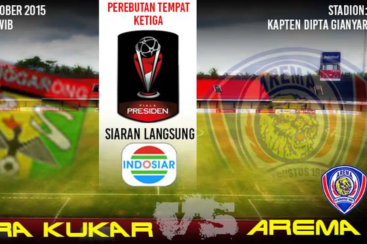 jadwal pertandingan Mitra Kukar vs Arema