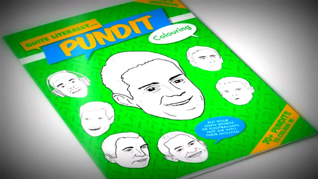Buku Mewarnai Pakar Sepakbola Bukan untuk Anak-anak