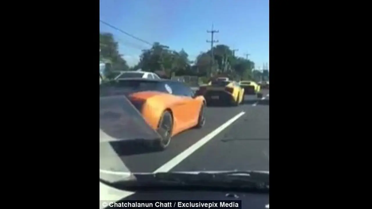 Konvoi Lamborghini