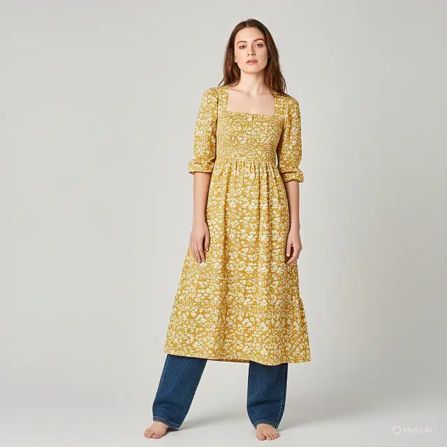 9 Inspirasi Padu Padan Dress dan Celana Panjang