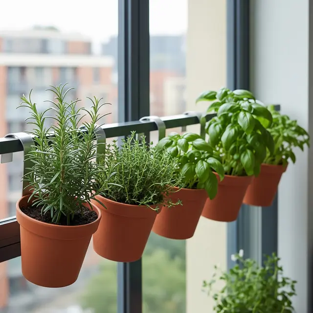 Inspirasi Kebun Herbal Minimalis (AI)